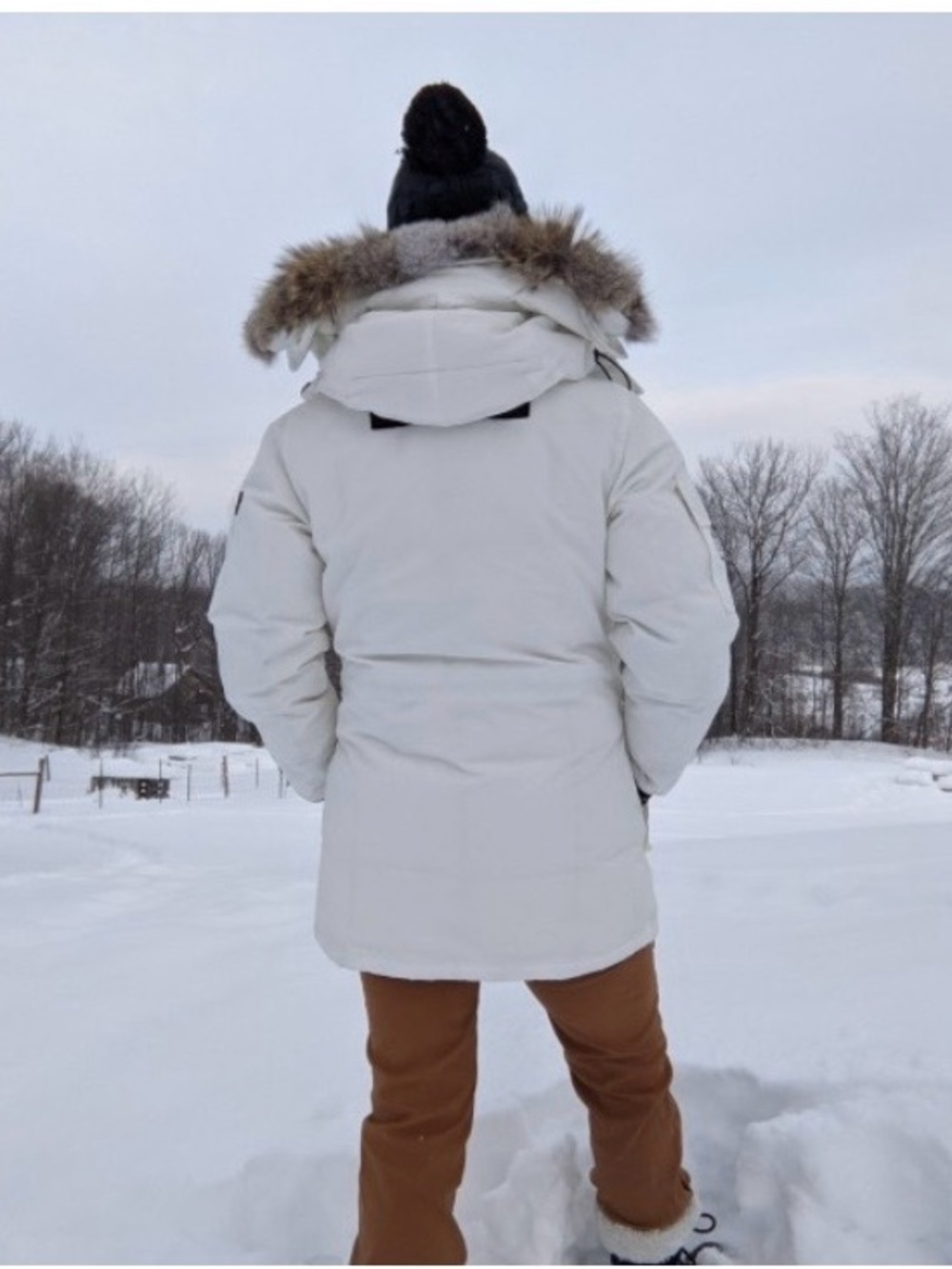 NWT Authentic Canada Goose Expedition Down Parka with Real Fur-Trim Hood - Picture 14 of 14